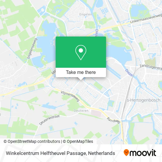 Winkelcentrum Helftheuvel Passage map