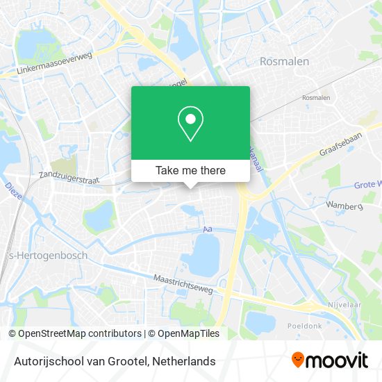 Autorijschool van Grootel map