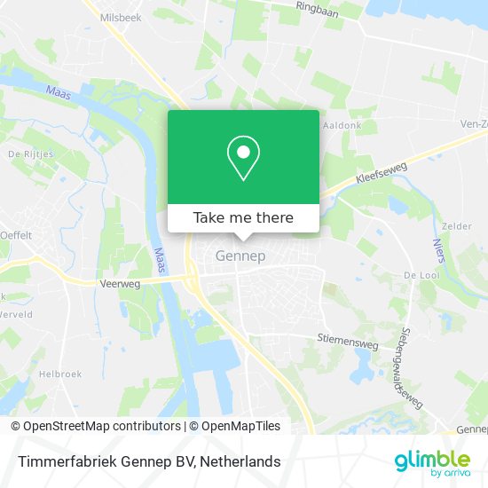 Timmerfabriek Gennep BV Karte