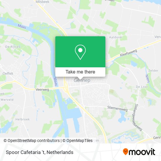 Spoor Cafetaria 't map