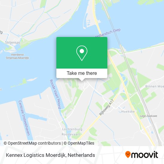 Kennex Logistics Moerdijk Karte