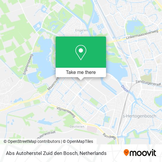 Abs Autoherstel Zuid den Bosch Karte