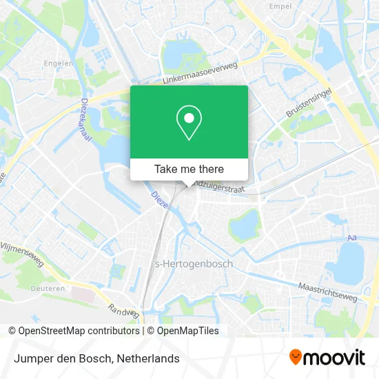 Jumper den Bosch map