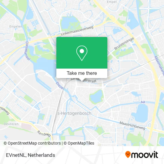 EVnetNL map