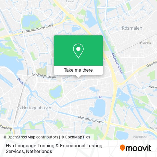 Hva Language Training & Educational Testing Services map