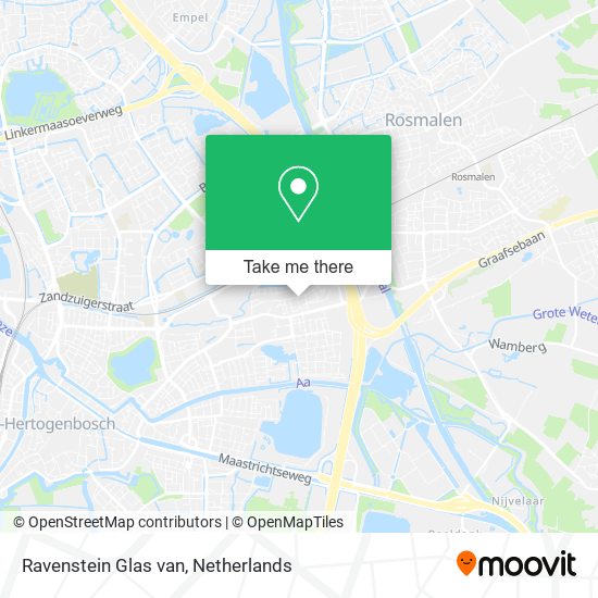 Ravenstein Glas van map