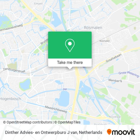 Dinther Advies- en Ontwerpburo J van map