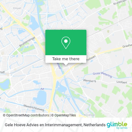 Gele Hoeve Advies en Interimmanagement Karte