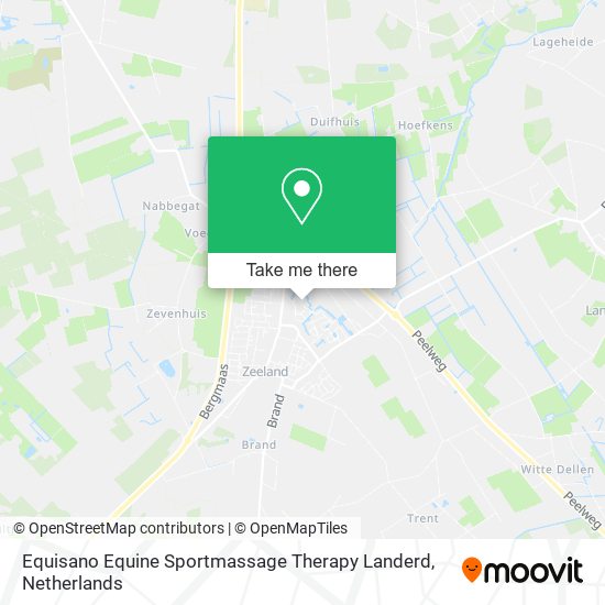 Equisano Equine Sportmassage Therapy Landerd Karte