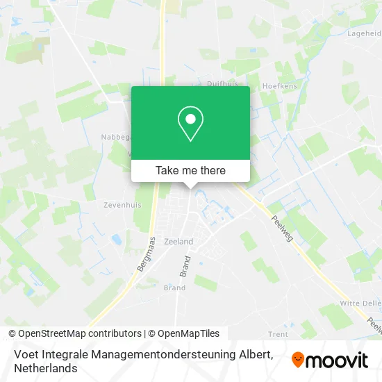 Voet Integrale Managementondersteuning Albert map