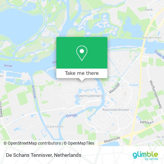 De Schans Tennisver map