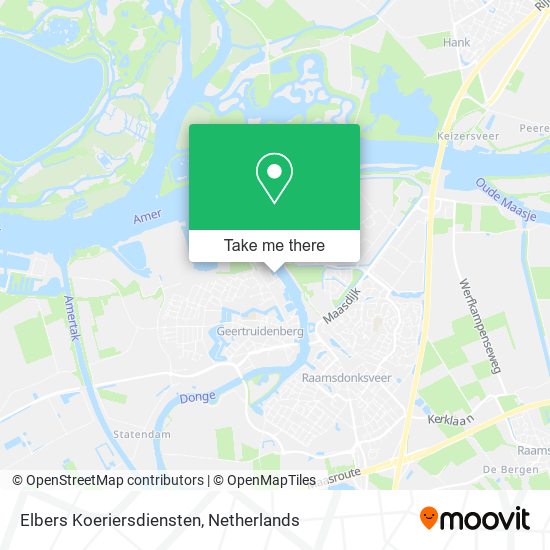 Elbers Koeriersdiensten map