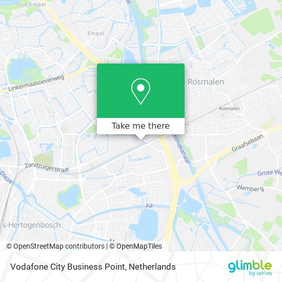 Vodafone City Business Point map