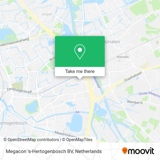 Megacon 's-Hertogenbosch BV map
