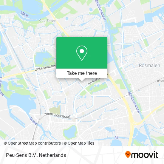 Peu-Sens B.V. map