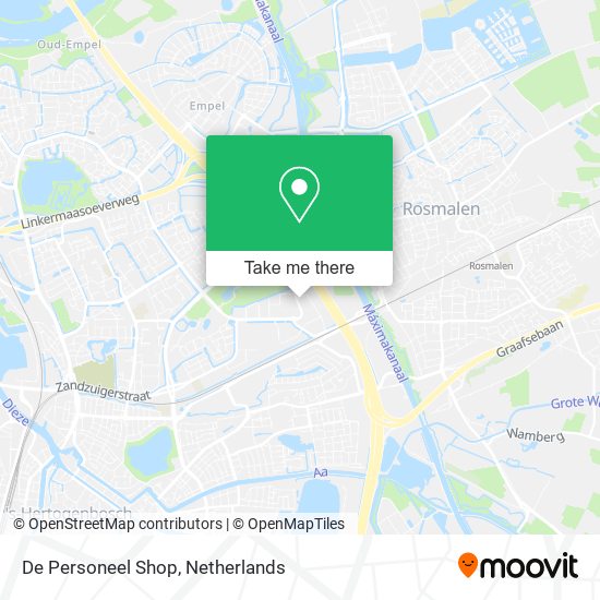 De Personeel Shop Karte