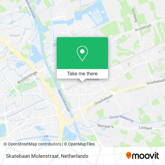 Skatebaan Molenstraat map