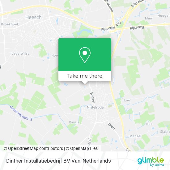 Dinther Installatiebedrijf BV Van map