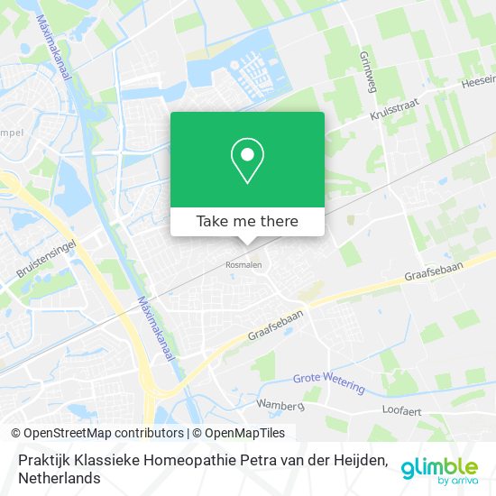 Praktijk Klassieke Homeopathie Petra van der Heijden map