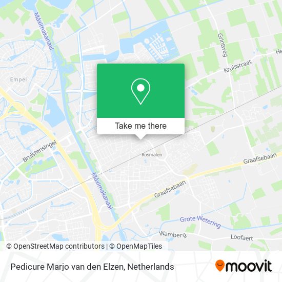 Pedicure Marjo van den Elzen map