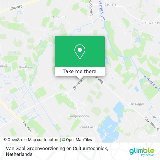 Van Gaal Groenvoorziening en Cultuurtechniek Karte