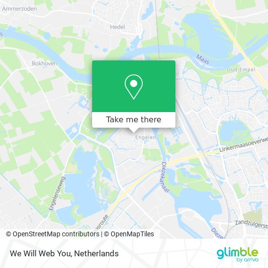 We Will Web You map