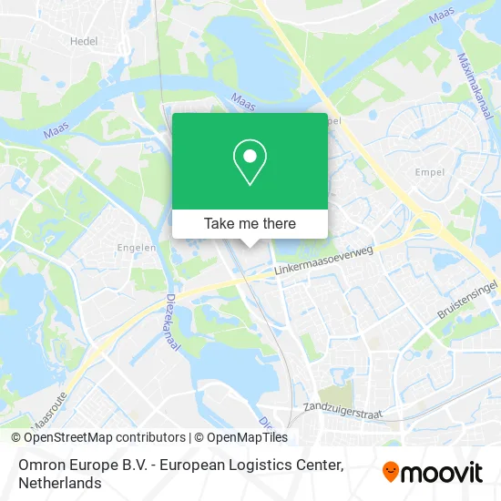Omron Europe B.V. - European Logistics Center map