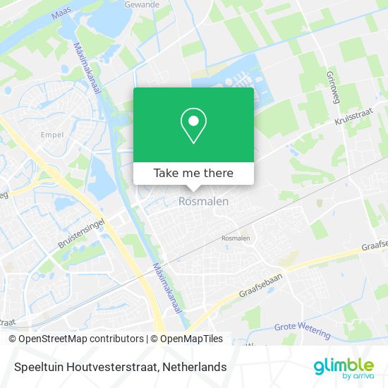 Speeltuin Houtvesterstraat map