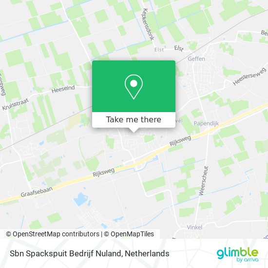 Sbn Spackspuit Bedrijf Nuland map