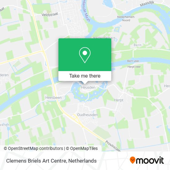 Clemens Briels Art Centre map