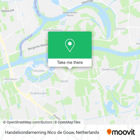 Handelsonderneming Nico de Gouw map
