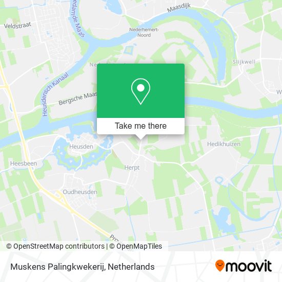 Muskens Palingkwekerij map