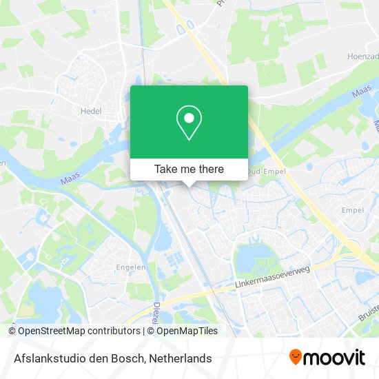 Afslankstudio den Bosch map