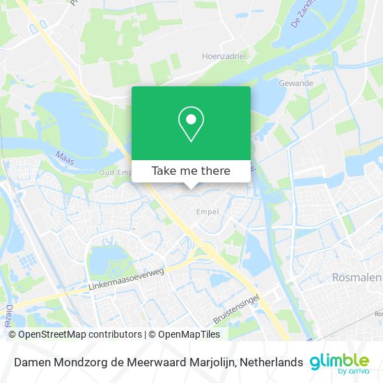 Damen Mondzorg de Meerwaard Marjolijn Karte