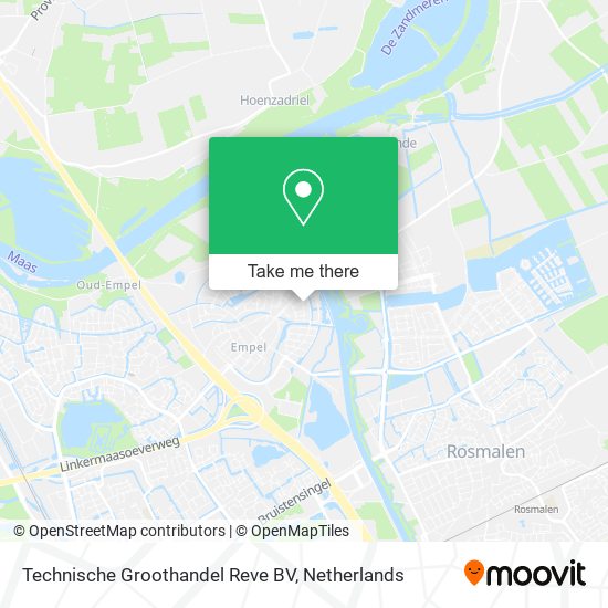 Technische Groothandel Reve BV map