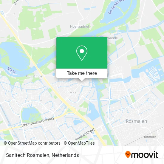 Sanitech Rosmalen map
