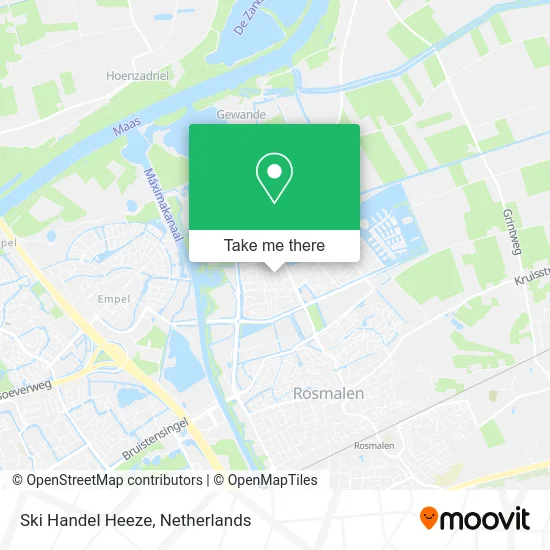 Ski Handel Heeze map
