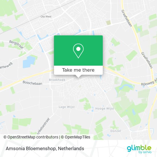 Amsonia Bloemenshop map