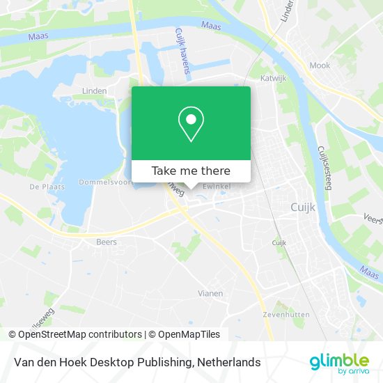 Van den Hoek Desktop Publishing map