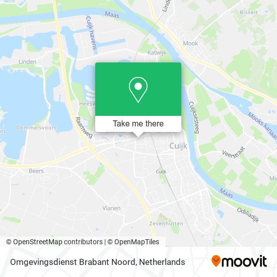 Omgevingsdienst Brabant Noord Karte