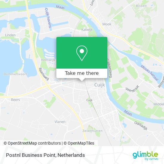 Postnl Business Point map