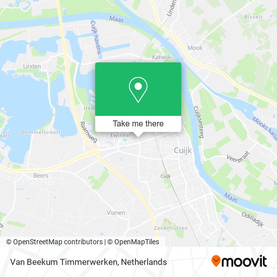 Van Beekum Timmerwerken map