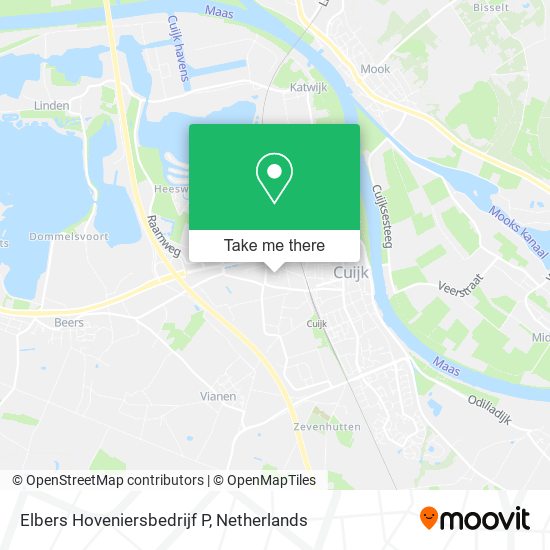 Elbers Hoveniersbedrijf P map