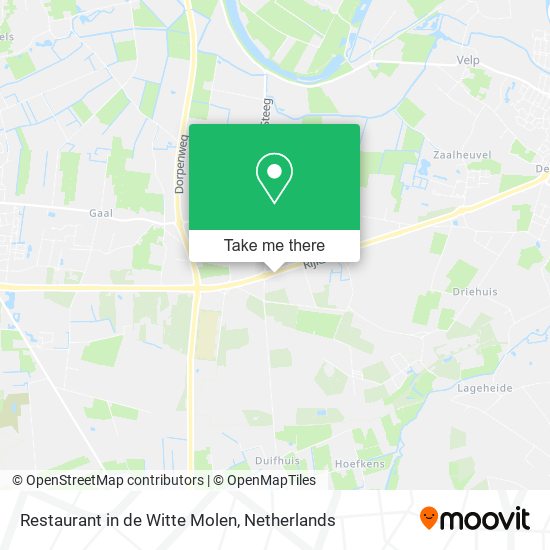 Restaurant in de Witte Molen map