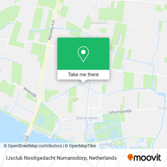 IJsclub Nooitgedacht Numansdorp Karte