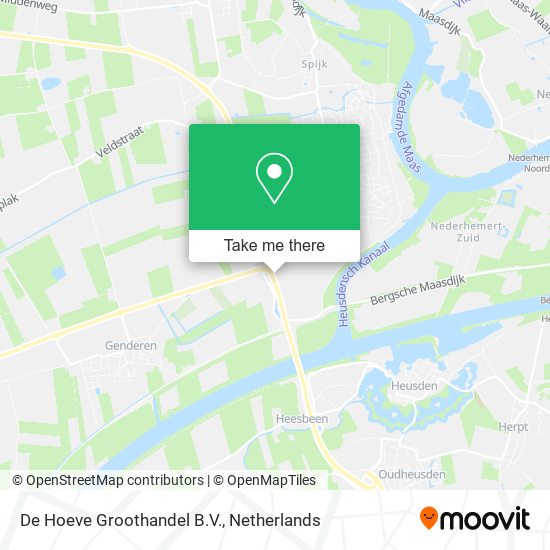 De Hoeve Groothandel B.V. map