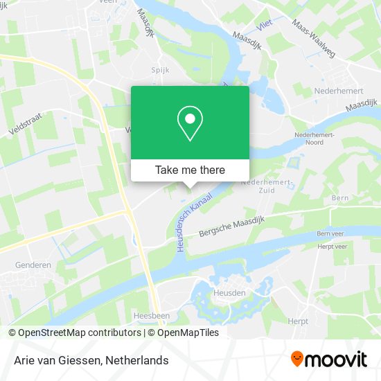 Arie van Giessen map
