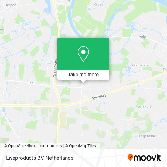 Liveproducts BV map