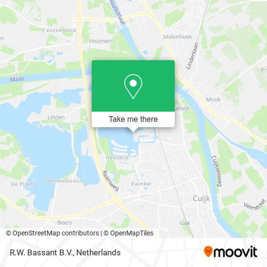 R.W. Bassant B.V. map