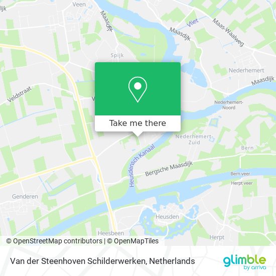 Van der Steenhoven Schilderwerken map